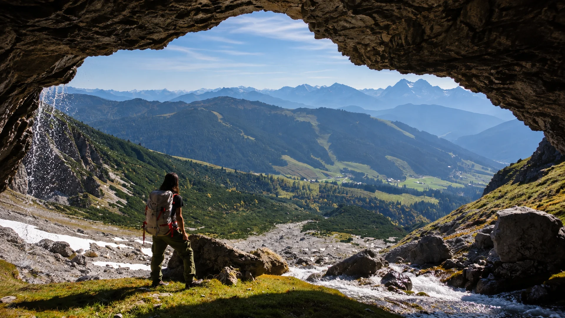 Ich gehe in die Berge, ohne zu wissen, was ich dort finde